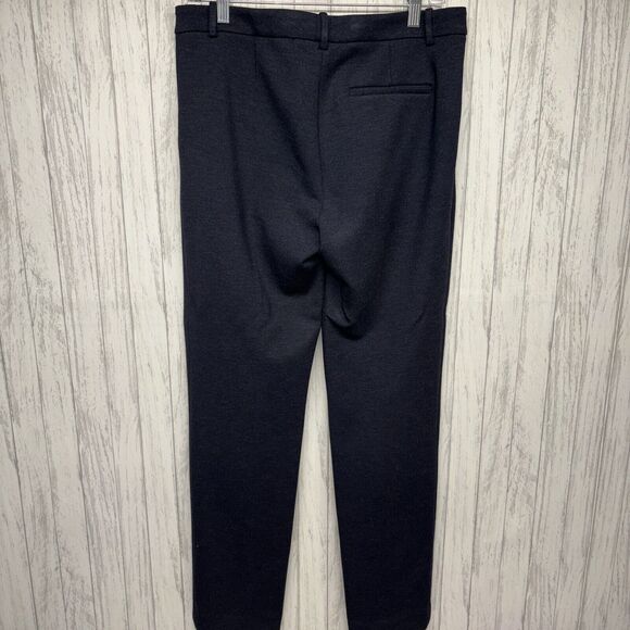 Womens Size 8 Theory Double Knit Jersey Pants Blue EUC - Picture 4 of 6